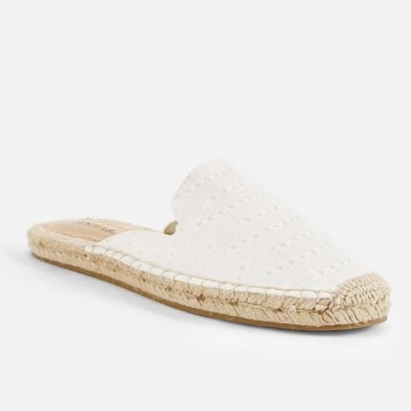 JustFab Shoes - Neena Eyelet Slip-on Espadrille